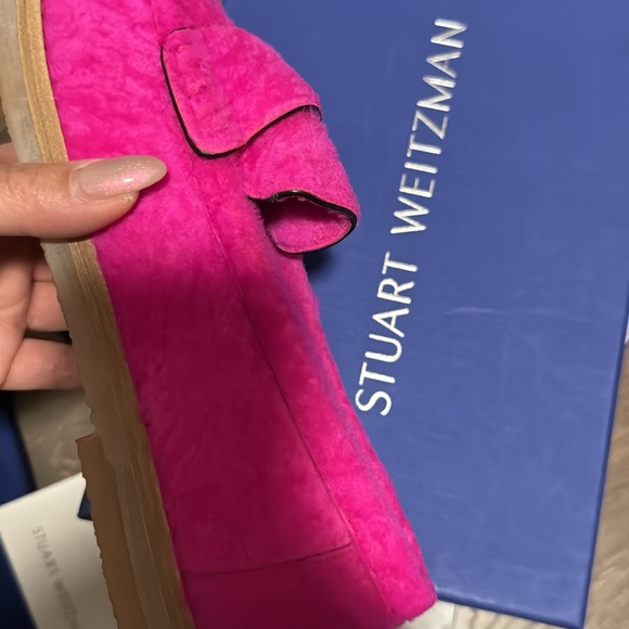 Stuart Weitzman Pink loafer. Size 38.5. - Picture 8 of 8